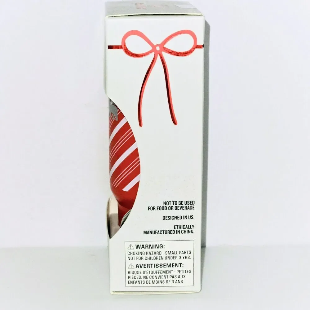 STANLEY Keychain Mini Quencher H2.0 Tumbler Ornament Limited Ed. Candy Cane NEW